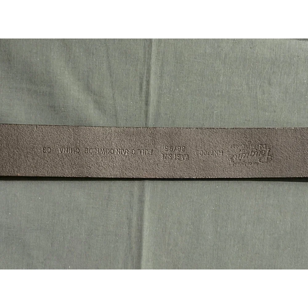 Original Penguin by Munsingwear Brown Full Grain Leather Belt Mens 34 Penguin